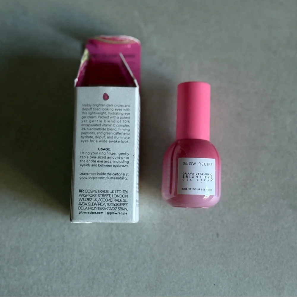 Glow Recipe Guava Vitamin C Bright-Eye Gel Cream 0.5 oz - Picture 3 of 4